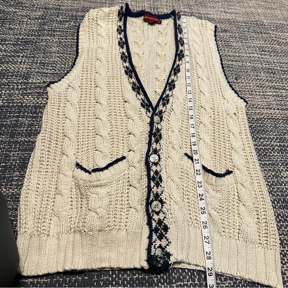 Chaps Ralph Lauren VINTAGE Vest With Amazing Detail size L - Picture 6 of 9